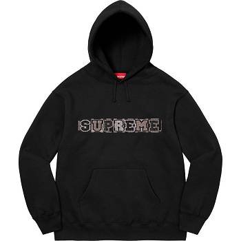 Supreme Beaded Hooded Sweatshirts Black | IL275EX