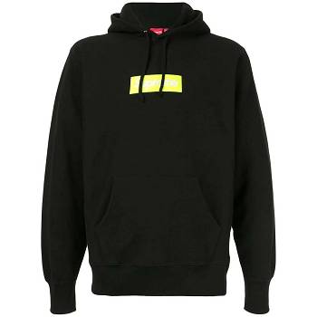 Supreme Box Logo Sweatshirts Yellow | IL271NB