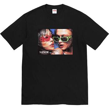 Supreme Eyewear Tee T Shirts Black | IL227UT