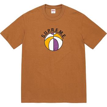 Supreme League Tee T Shirts Brown | IL231AP