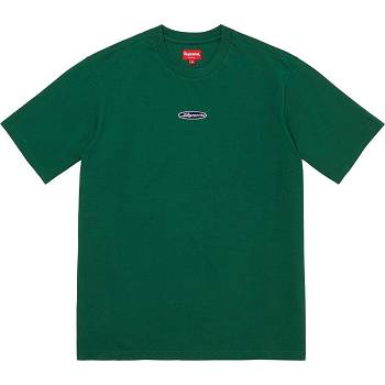 Supreme Oval Logo S/S Top Sweaters Green | IL336SO