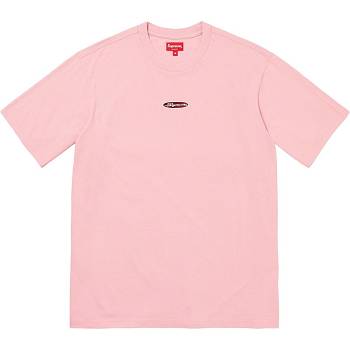 Supreme Oval Logo S/S Top Sweaters Pink | IL335AP