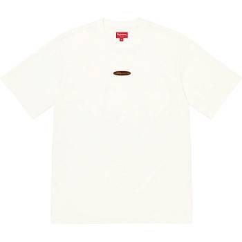 Supreme Oval Logo S/S Top Sweaters White | IL339GL