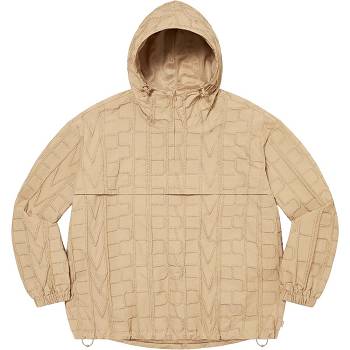 Supreme Repeat Stitch Anorak Jackets Brown | IL440SO