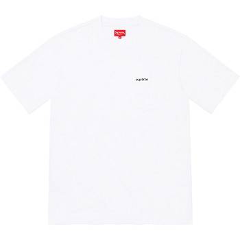 Supreme S/S Pocket Tee Sweaters White | IL322BC