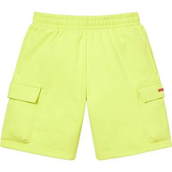 Supreme Small Box Baggy Cargo Sweat Shorts Mint | IL370ZG