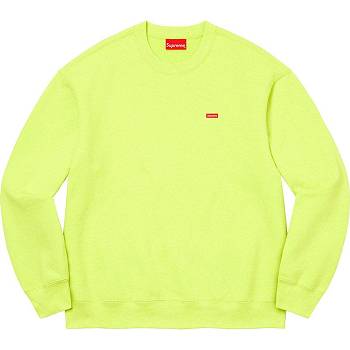 Supreme Small Box Crewneck Sweatshirts Green | IL281OR