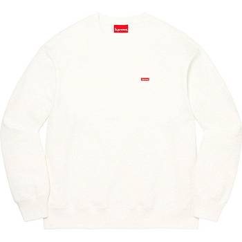 Supreme Small Box Crewneck Sweatshirts White | IL283AP