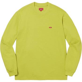 Supreme Small Box L/S Tee Sweaters Green | IL346CE