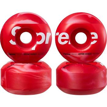 Supreme Spitfire® Shop Wheels (Set of 4) Skateboard Accessories Red | IL174YU