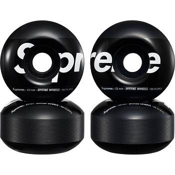 Supreme Spitfire® Shop Wheels (Set of 4) Skateboard Accessories Black | IL175UT