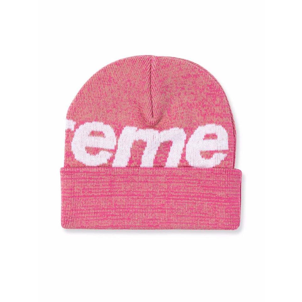 Supreme Big Logo Beanie Hats Pink | IL112CE