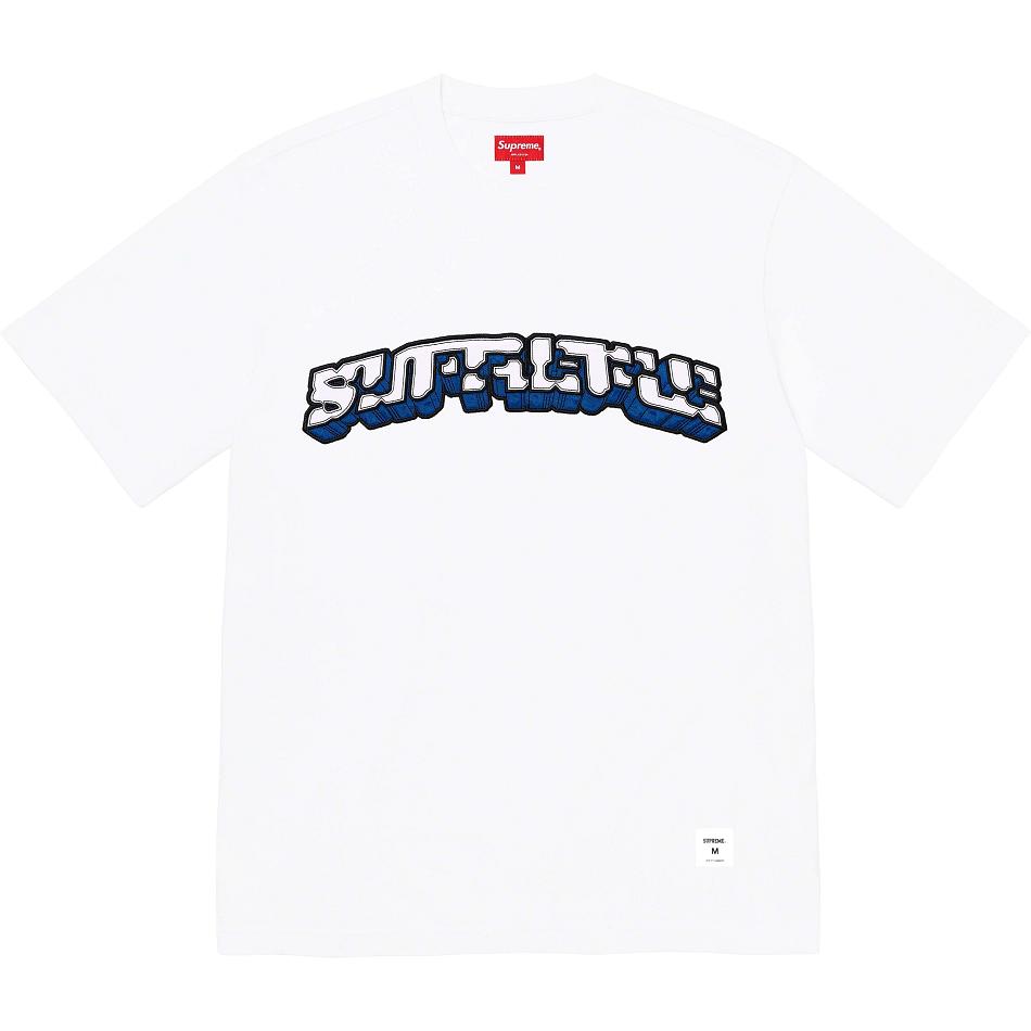 Supreme Block Arc S/S Top Sweaters White | IL329TV