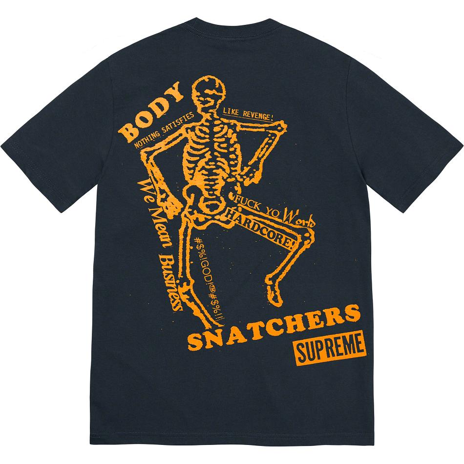 Supreme Body Snatchers Tee T Shirts Navy | IL244BC