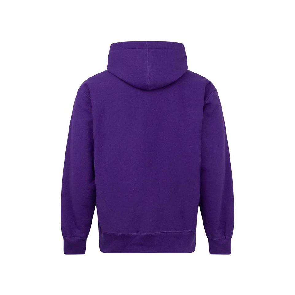 Supreme Cross Box Logo Hoodie Purple | IL485TV