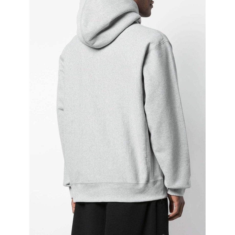 Supreme Gray Micro Logo Hoodie Grey | IL481QZ