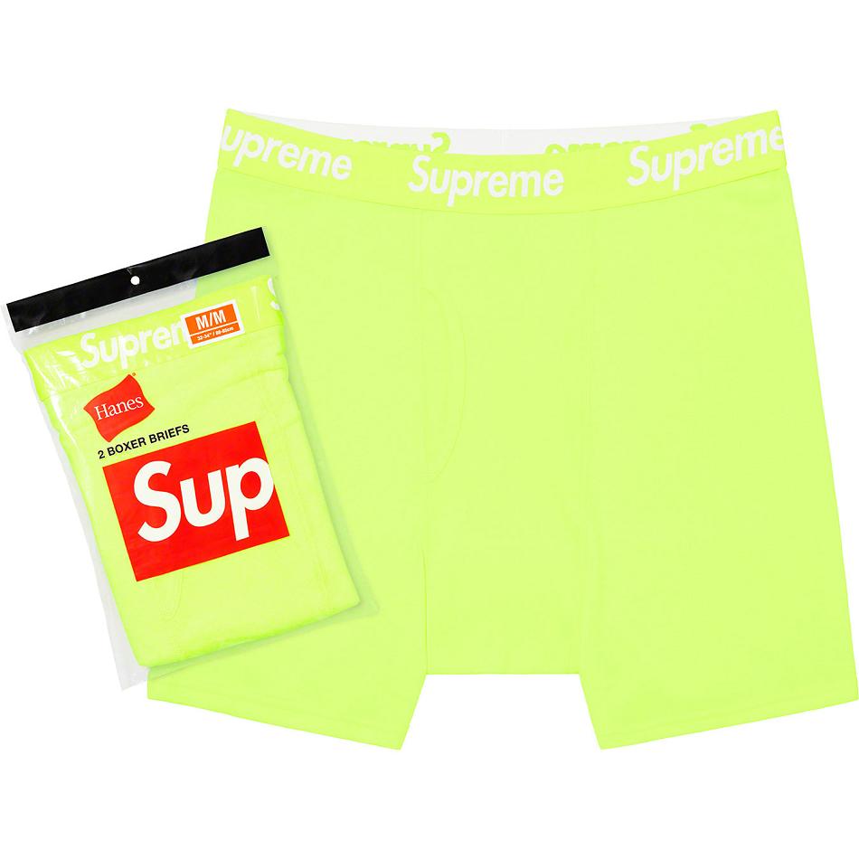 Supreme Hanes® Boxer Briefs (2 Pack) Underwear Green | IL100PQ