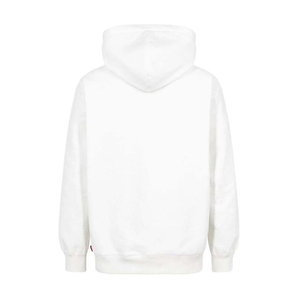 Supreme Lace Detail Logo Hoodie White | IL475XF