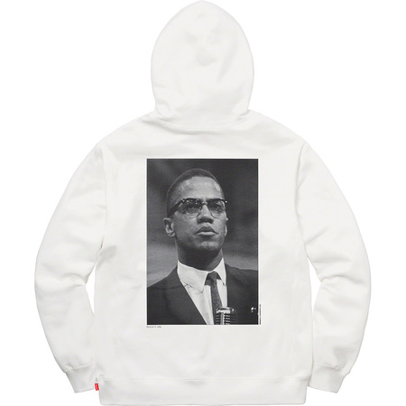 Supreme Malcolm X For Hoodie White | IL472KI