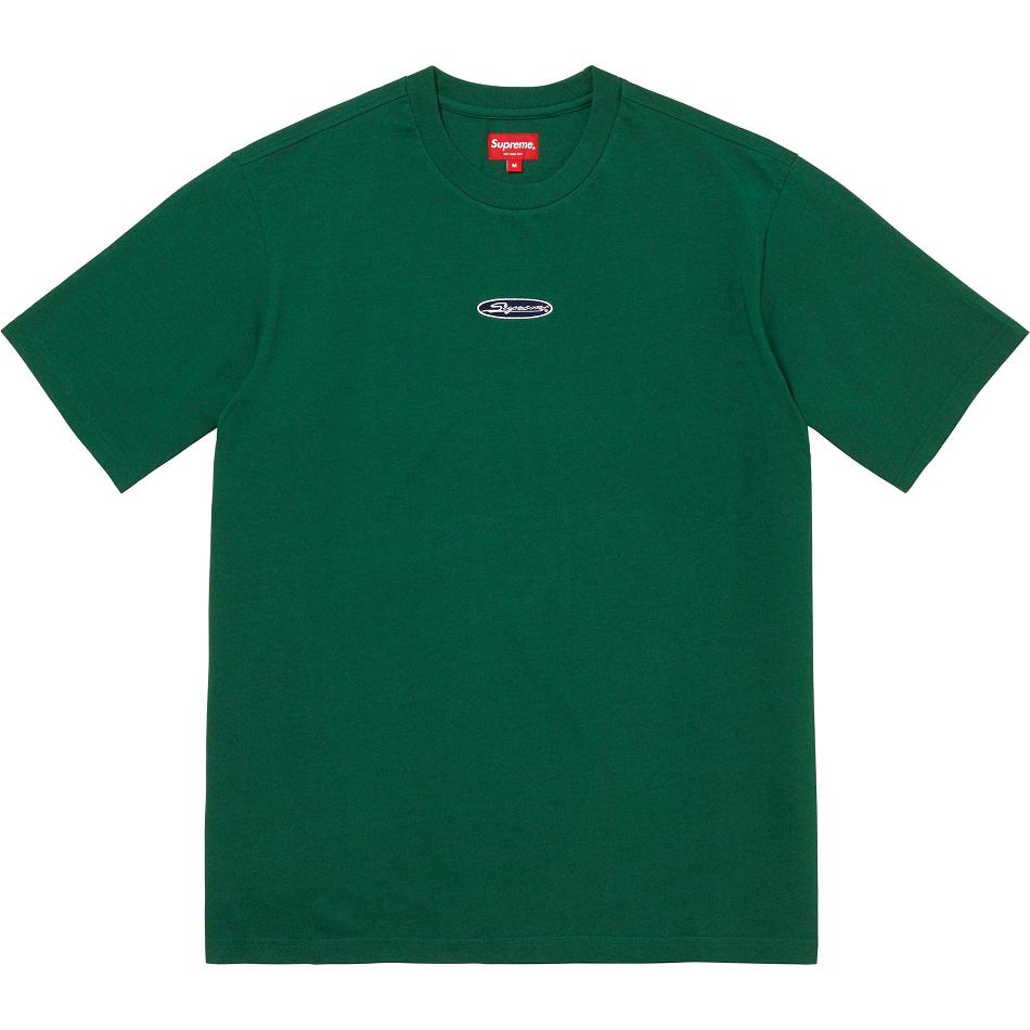 Supreme Oval Logo S/S Top Sweaters Green | IL336SO