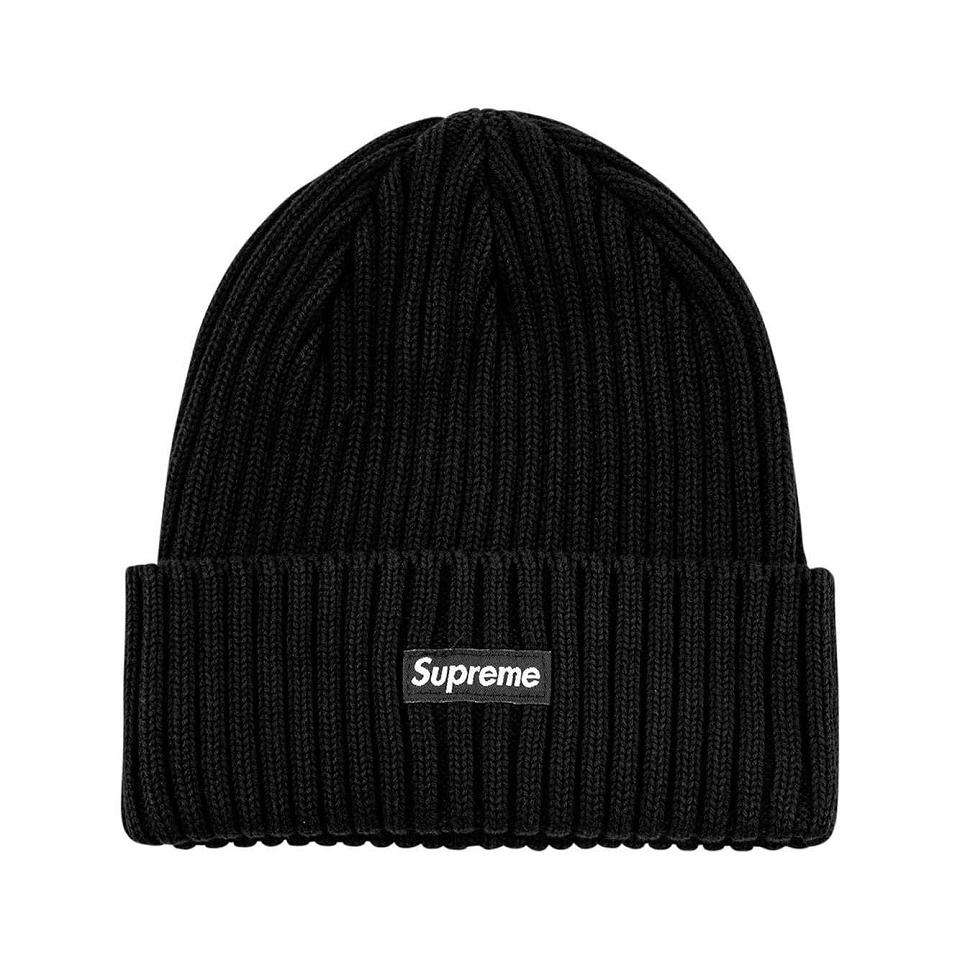 Supreme Overdyed Logo Beanie Hats Black | IL108KI