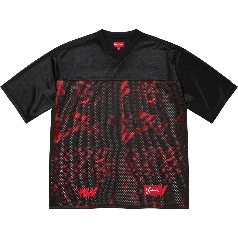 Supreme Ronin Football Jersey Sweaters Black | IL305UT