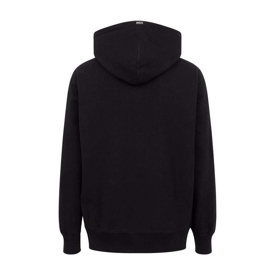 Supreme White Logo Hoodie Black | IL461UT