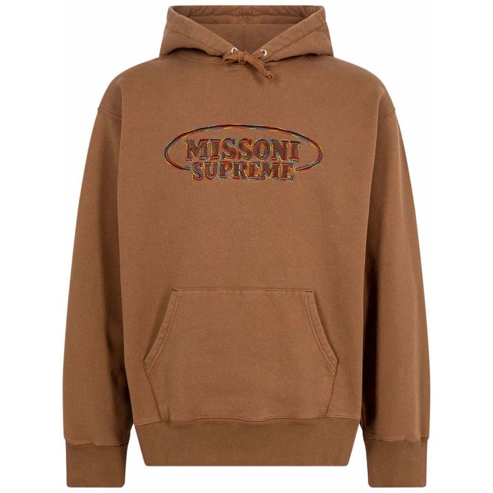 Supreme x Missoni Logo Hoodie Brown | IL456WY